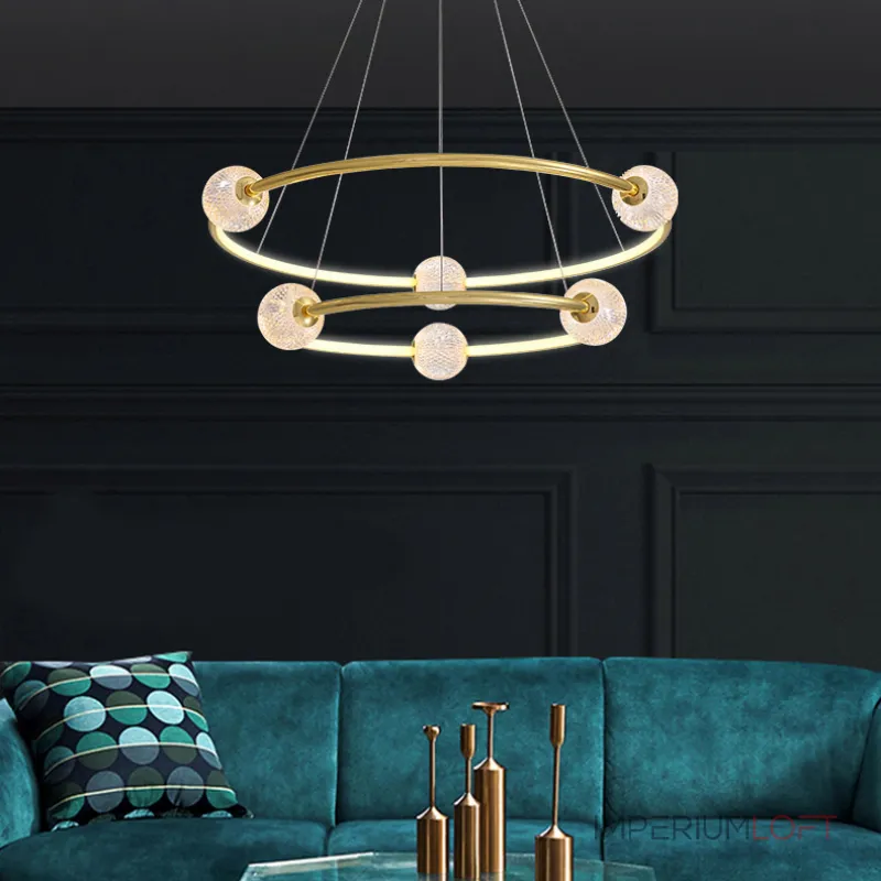 Подвесная люстра STORMS CH D89 Gold Подвесная люстра STORMS CH D89 Gold