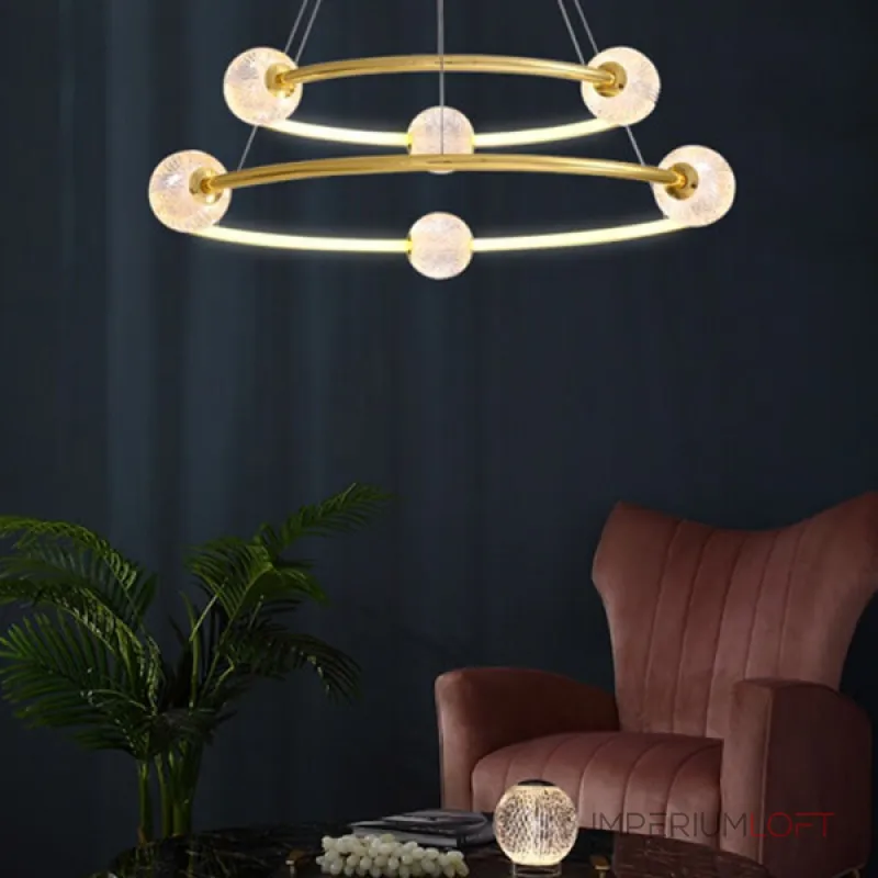 Подвесная люстра STORMS CH D89 Gold Подвесная люстра STORMS CH D89 Gold