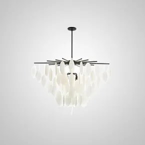 Люстра на штанге RITTA D68 Black