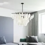 Люстра на штанге RITTA D68 Black