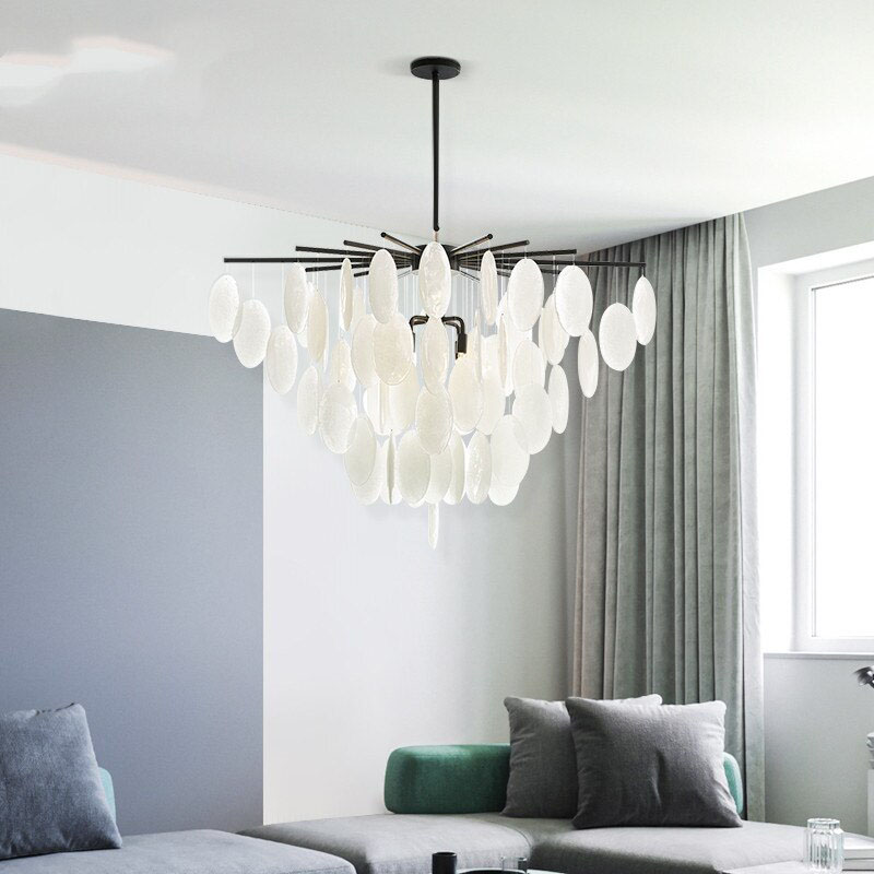 Люстра на штанге RITTA D68 Black