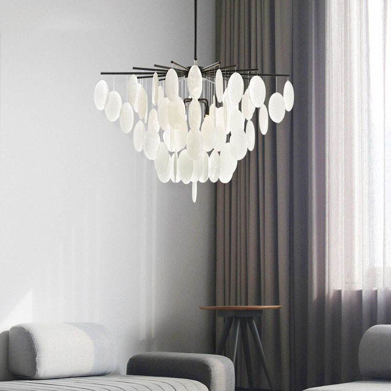 Люстра на штанге RITTA D68 Black