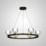 Подвесная люстра ILIANA CH D60 Brass Black от ImperiumLoft