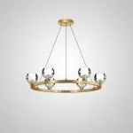 Подвесная люстра ILIANA CH D60 Brass Black от ImperiumLoft