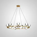 Подвесная люстра ILIANA CH D60 Brass Black от ImperiumLoft