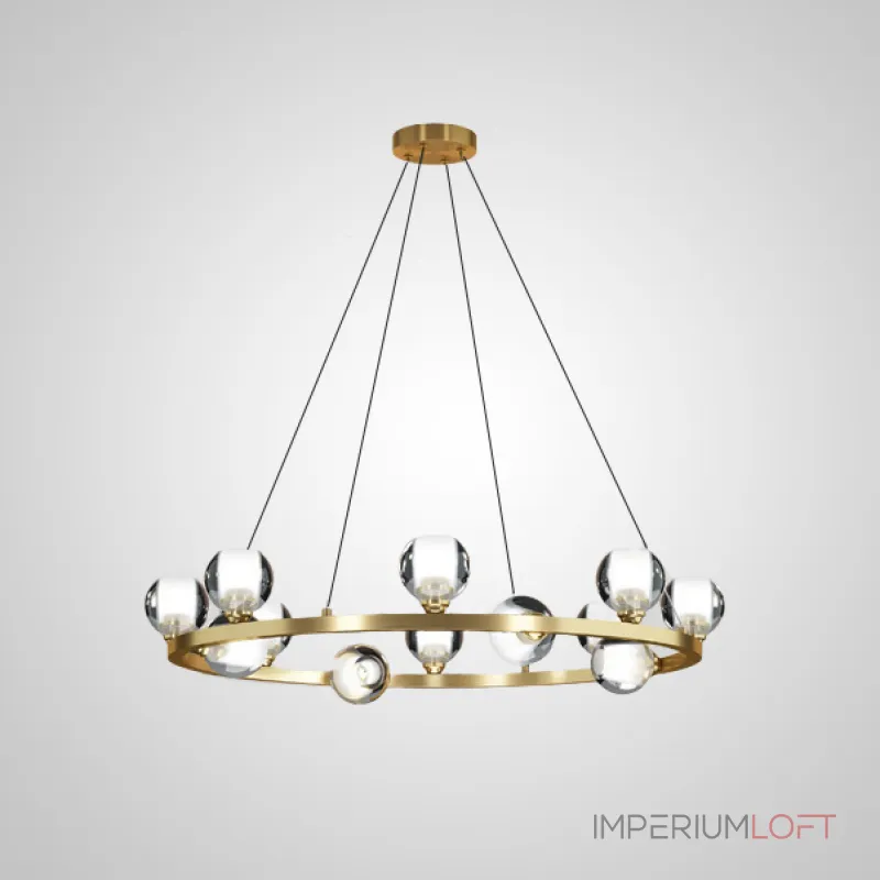 Подвесная люстра ILIANA CH D60 Brass Black от ImperiumLoft