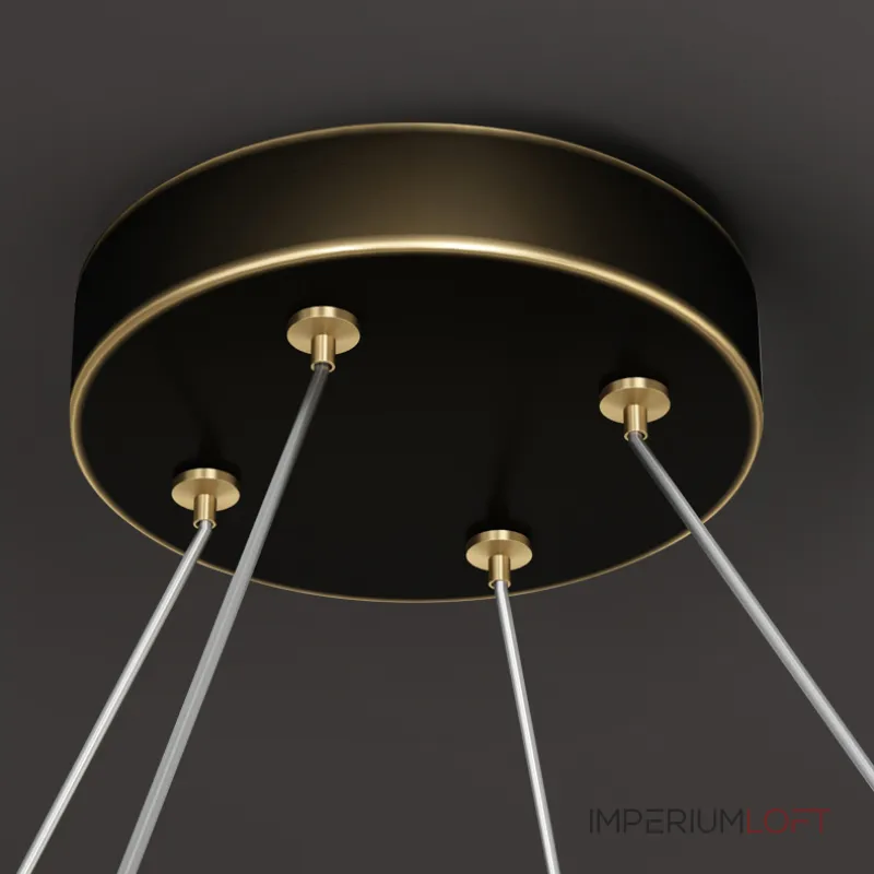 Подвесная люстра ILIANA CH D60 Brass Black от ImperiumLoft