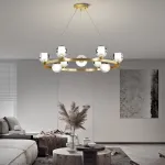 Подвесная люстра ILIANA CH D60 Brass Black от ImperiumLoft