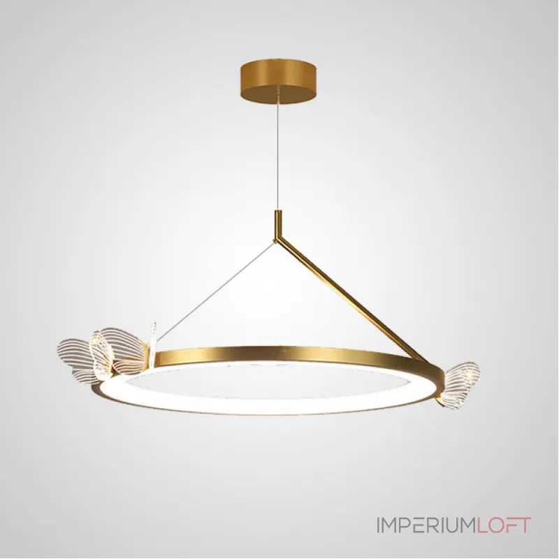 Подвесная люстра BABETTA CH C 4 бабочки