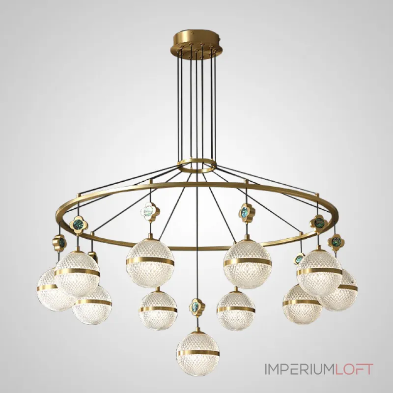 Подвесная люстра LUARA CH L9 от ImperiumLoft Подвесная люстра LUARA CH L9 от ImperiumLoft