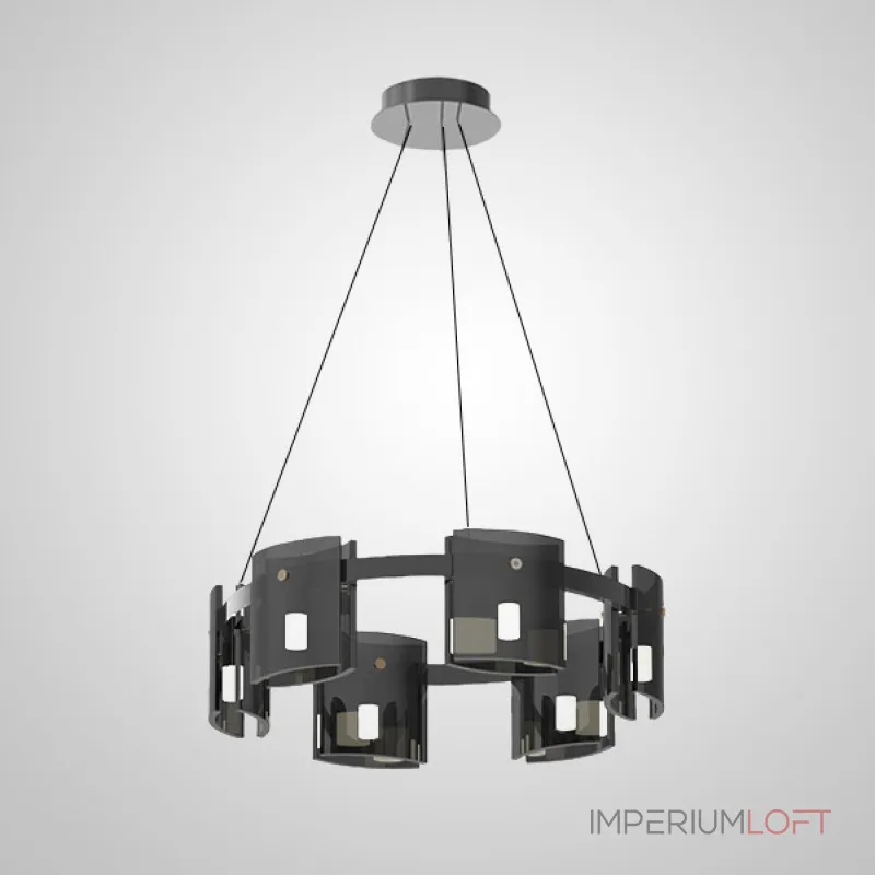 Подвесная люстра JANICE D100 Black Grey