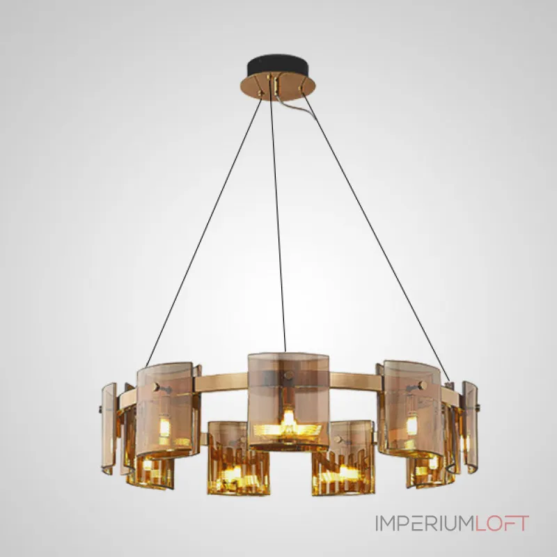 Подвесная люстра JANICE D100 Black Grey