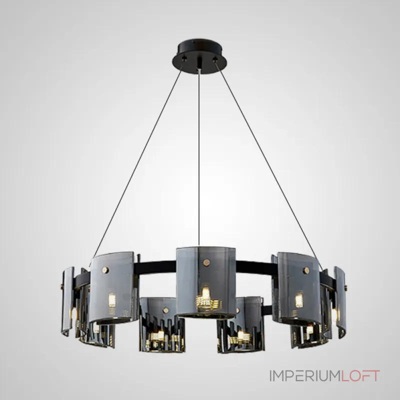 Подвесная люстра JANICE D100 Black Grey