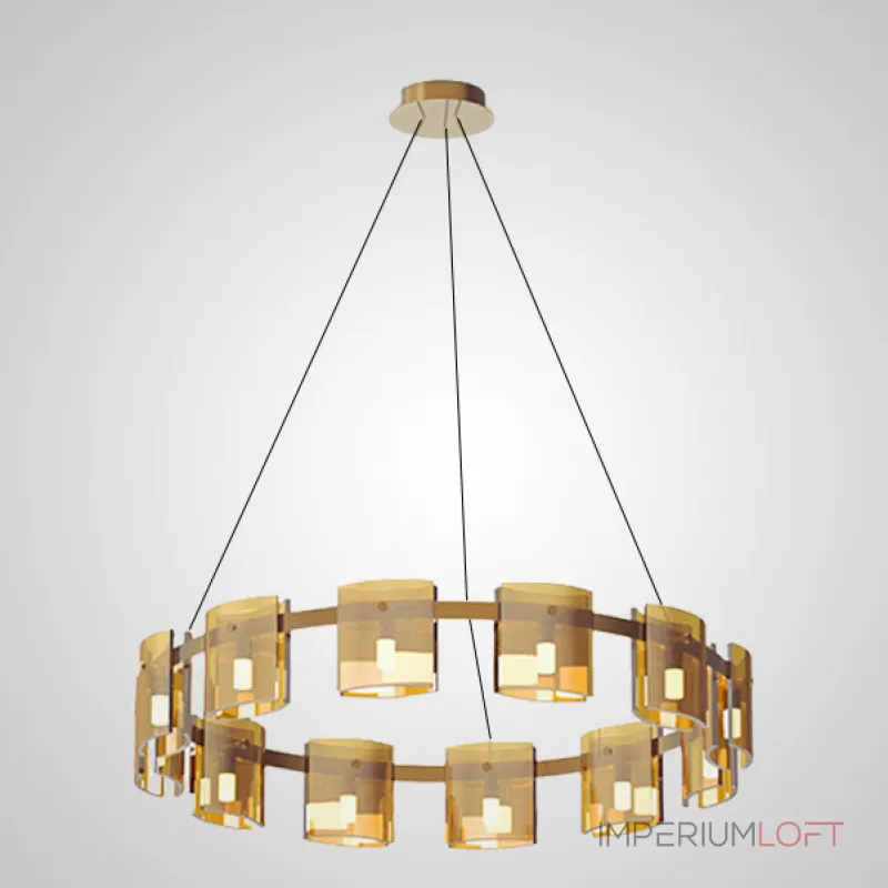 Подвесная люстра JANICE D100 Black Grey