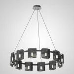 Подвесная люстра JANICE D100 Black Grey