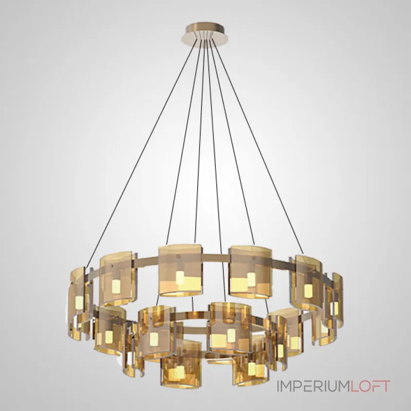 Подвесная люстра JANICE D100 Black Grey