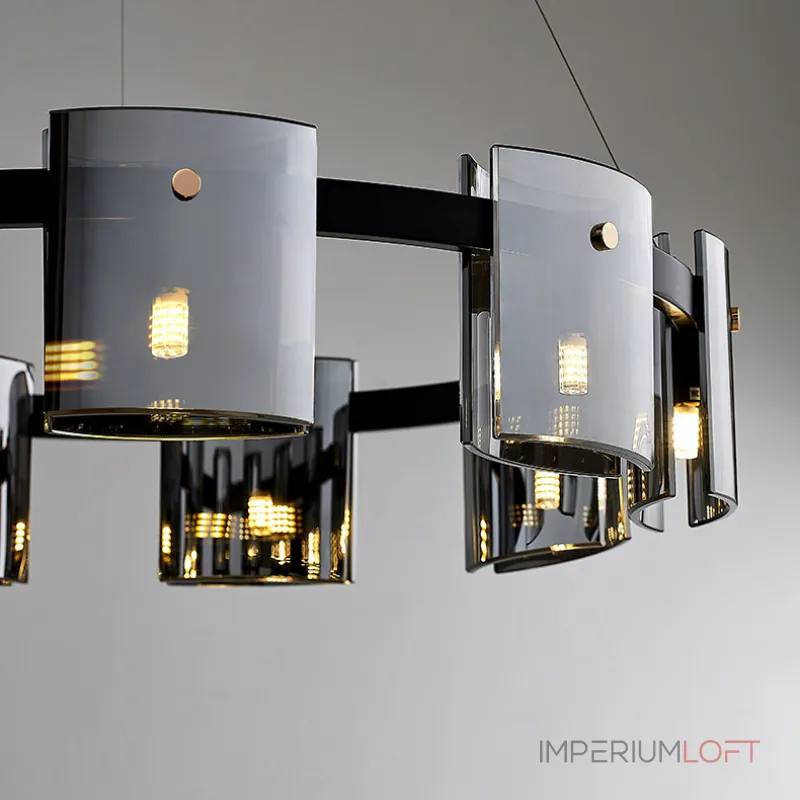 Подвесная люстра JANICE D100 Black Grey