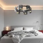 Подвесная люстра JANICE D100 Black Grey