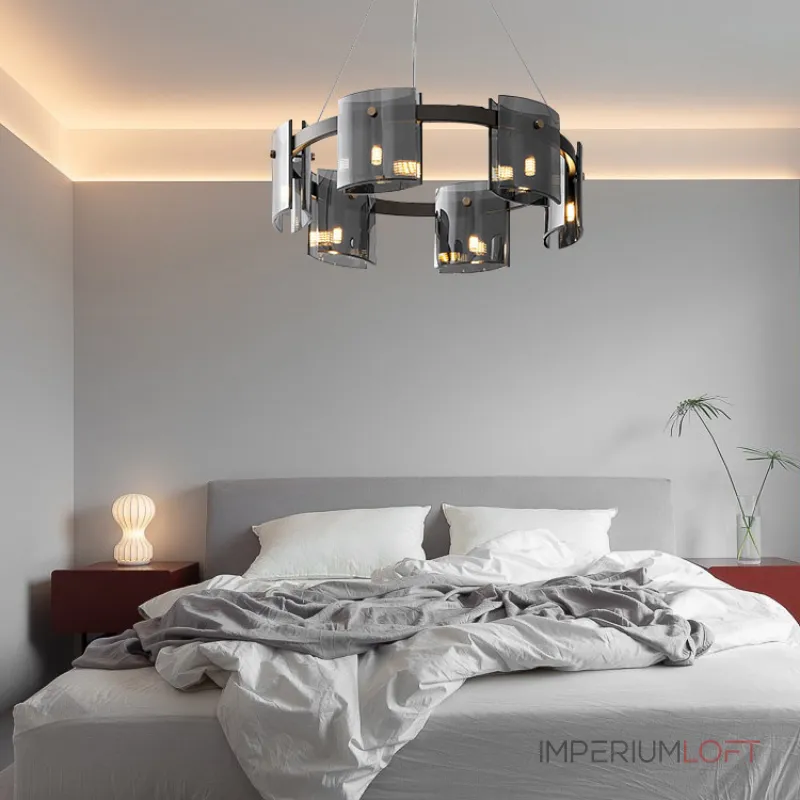 Подвесная люстра JANICE D100 Black Grey