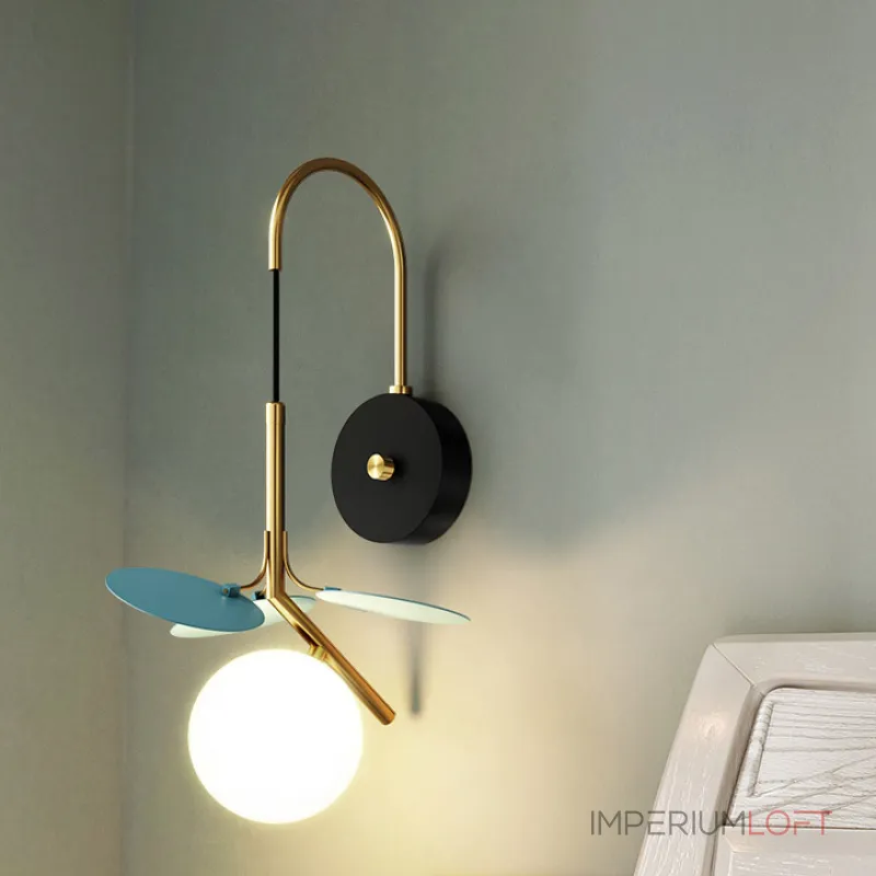 Настенный светильник Light of MATISSE BLUE W от ImperiumLoft Настенный светильник Light of MATISSE BLUE W от ImperiumLoft