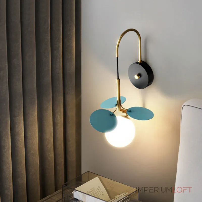 Настенный светильник Light of MATISSE BLUE W от ImperiumLoft Настенный светильник Light of MATISSE BLUE W от ImperiumLoft