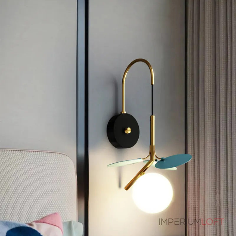 Настенный светильник Light of MATISSE BLUE W от ImperiumLoft Настенный светильник Light of MATISSE BLUE W от ImperiumLoft