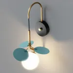 Настенный светильник Light of MATISSE BLUE W от ImperiumLoft