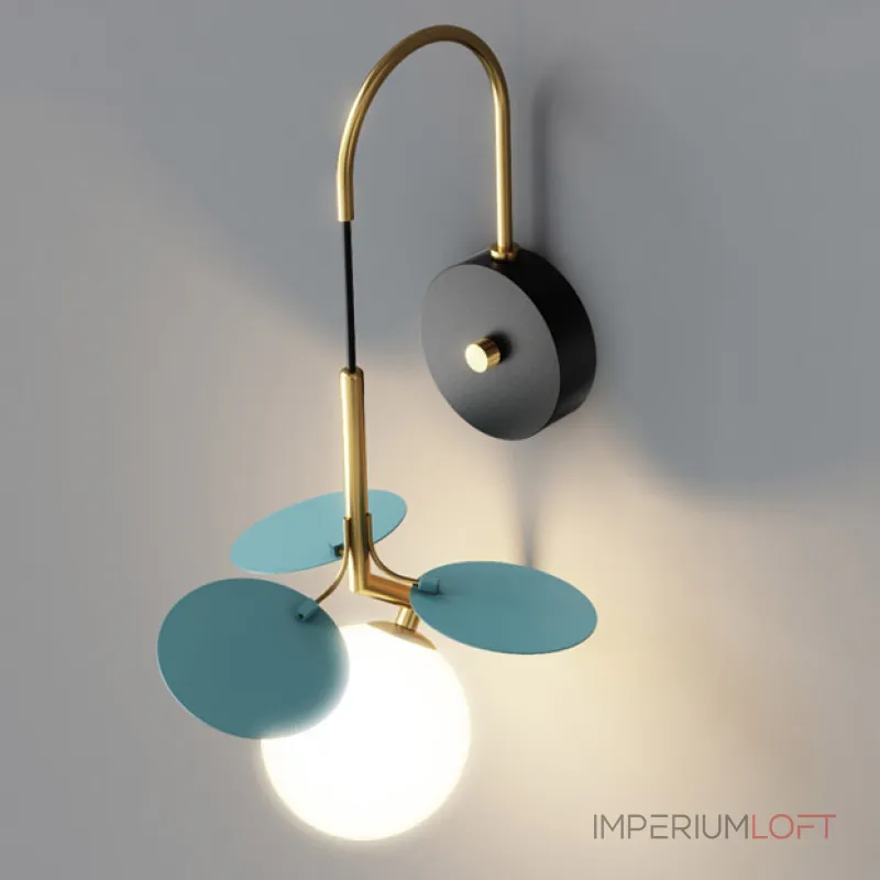 Настенный светильник Light of MATISSE BLUE W от ImperiumLoft Настенный светильник Light of MATISSE BLUE W от ImperiumLoft