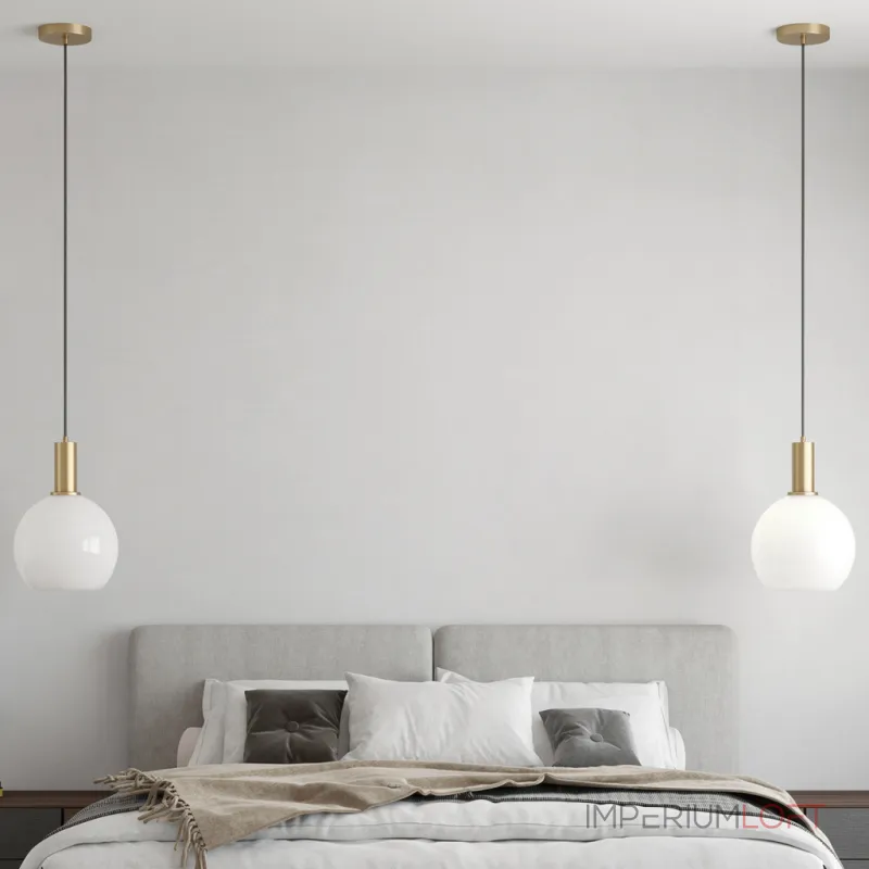 Подвесной светильник Ferm Living Opal Lamp A со стеклянными плафонами от ImperiumLoft Подвесной светильник Ferm Living Opal Lamp A со стеклянными плафонами от ImperiumLoft