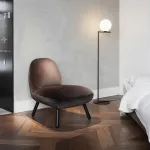 Торшер FlexIC Lights Family Michael Anastassiades Black  со стеклянным плафоном в форме шара от ImperiumLoft