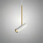 Подвесной светильник UNA White с поворотным плафоном и направленным светом от ImperiumLoft