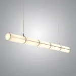 Подвесной светильник Roll and Hill Endless Straight Brass L210 с акриловым плафоном от ImperiumLoft