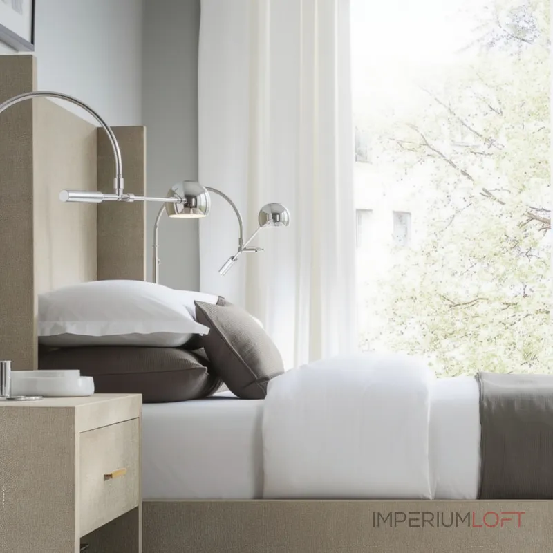 Бра Restoration Hardware ORBITER II Wall lamp Chrome с поворотным плафоном от ImperiumLoft Бра Restoration Hardware ORBITER II Wall lamp Chrome с поворотным плафоном от ImperiumLoft