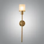 Настенный светильник Aurel Bronze со стеклянным плафоном ImperiumLoft