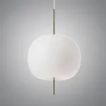 Подвесной светильник LIOBA D33 Brass со стеклянными круглыми плафонами от ImperiumLoft
