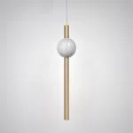Подвесной светильник broom ORION GLOBE LIGHT gold D L600 современного дизайна от ImperiumLoft