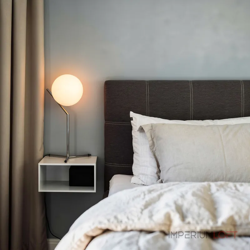 Настольная лампа IC Lights Family Michael Anastassiades High Chrome со стеклянным плафоном в форме шара от ImperiumLoft Настольная лампа IC Lights Family Michael Anastassiades High Chrome со стеклянным плафоном в форме шара от ImperiumLoft