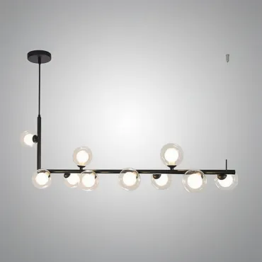 Подвесной светильник LINDA LONG P10 Black Double Подвесной светильник LINDA LONG P10 Black Double