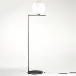 Торшер FlexIC Lights Family Michael Anastassiades Black  со стеклянным плафоном в форме шара от ImperiumLoft