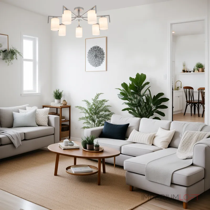 Escada 1142/7P E27*60W Silver от ImperiumLoft