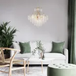 Подвесная люстра Escada 2108/8P E14*40W Gold