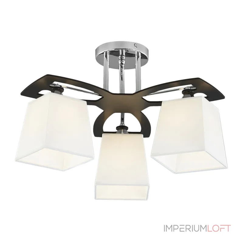 Escada 1116/3PL E27*60W Chrome/Black/White от ImperiumLoft