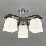 Escada 1116/3PL E27*60W Chrome/Black/White от ImperiumLoft