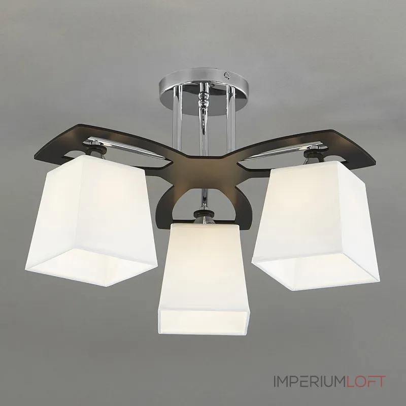 Escada 1116/3PL E27*60W Chrome/Black/White от ImperiumLoft