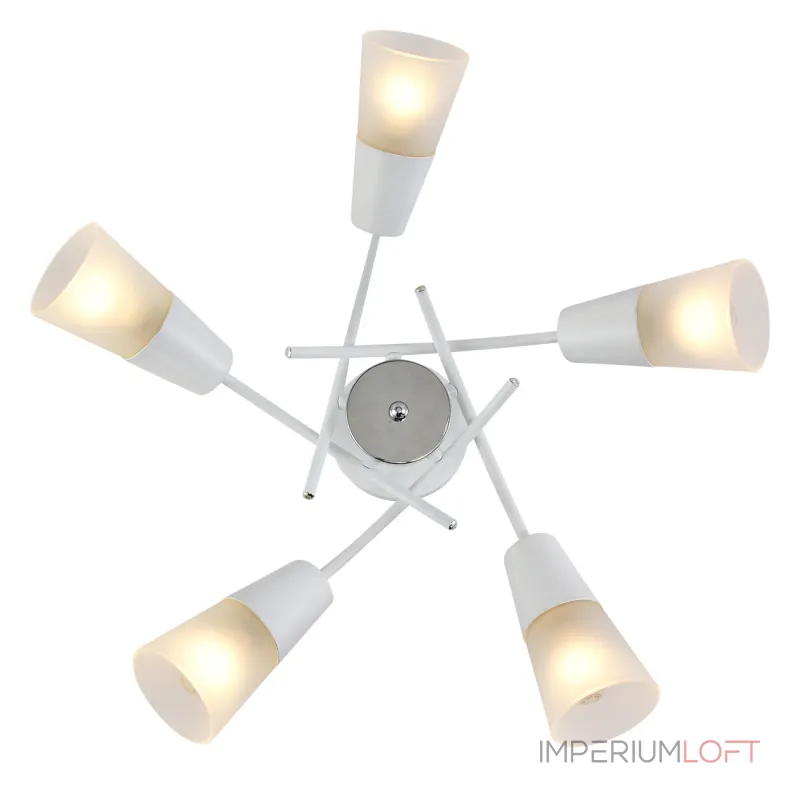 Escada 1109/5P Е14*40W White/Chrome от ImperiumLoft