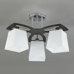 Escada 1116/3PL E27*60W Chrome/Black/White от ImperiumLoft