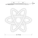 Escada 10245/3 LED*140W White от ImperiumLoft