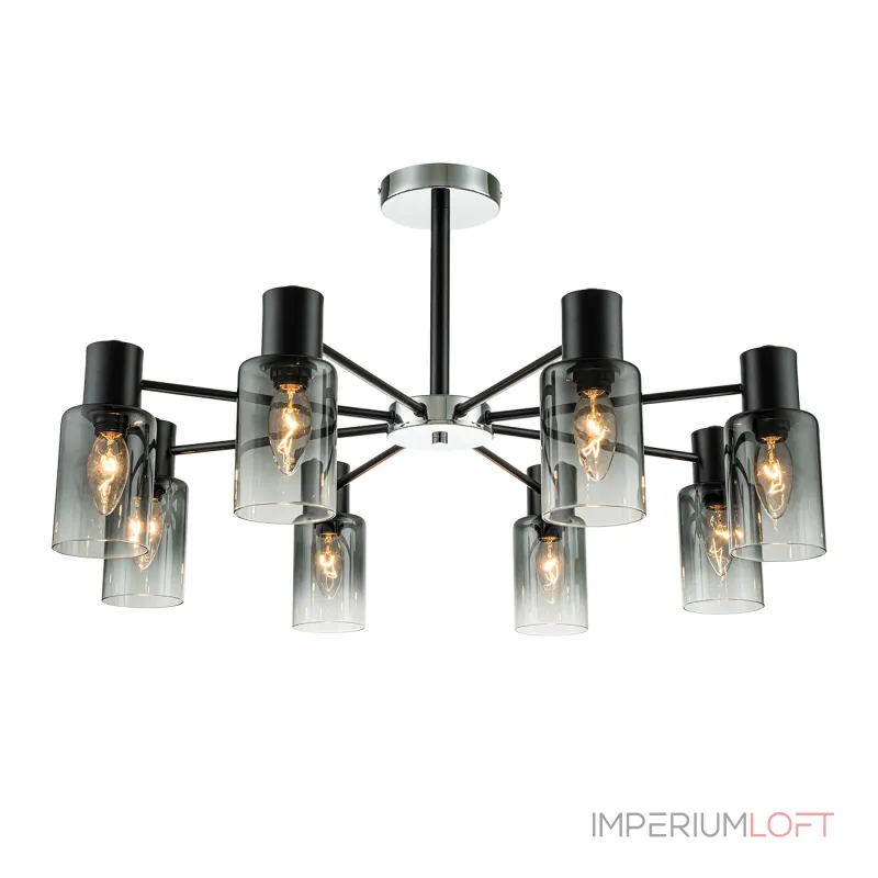 Светильник на штанге Escada 2120/8P E14*40W Black Светильник на штанге Escada 2120/8P E14*40W Black