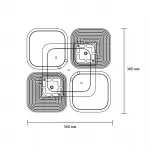 Escada 10230/4 LED*45W White от ImperiumLoft