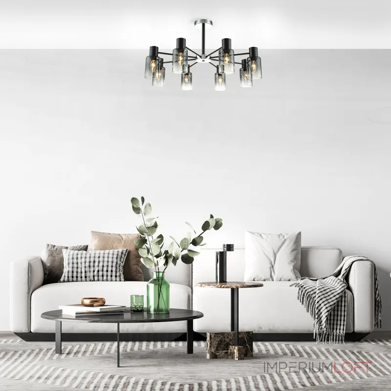 Светильник на штанге Escada 2120/8P E14*40W Black Светильник на штанге Escada 2120/8P E14*40W Black